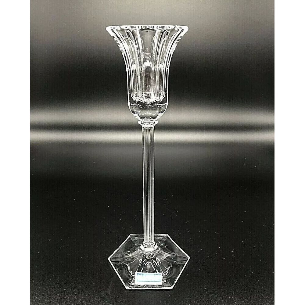 Waterford Marquis Candlesticks Vintage Triumphe Crystal Glass Fluted Set Regency - Picture 2 of 3